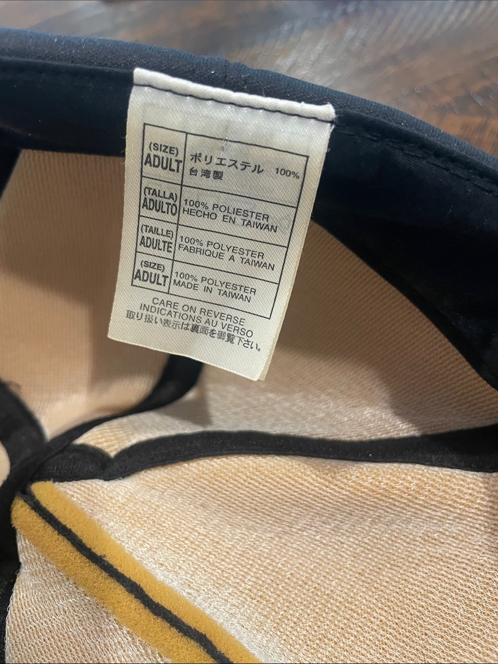 Vintage Novelty Adults Goofy Black and Beige Character Earflap Hat - Picture 3 of 5